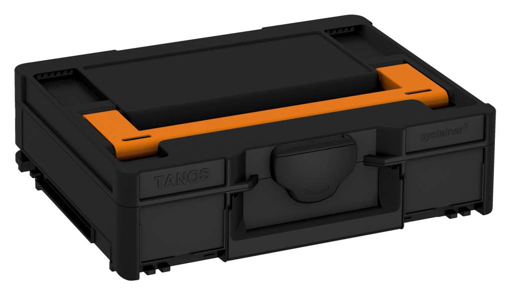 Systainer³ M 112, Black with Deep Orange lid handle