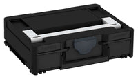Systainer³ M 112, Black with Light Grey lid handle and Anthracite catches