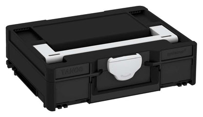 Systainer³ M 112, Black with Light Grey lid handle and Light Grey catches