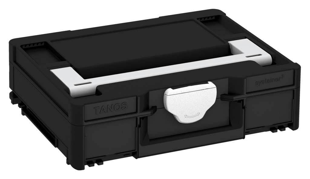 Systainer³ M 112, Black with Light Grey lid handle and White catches