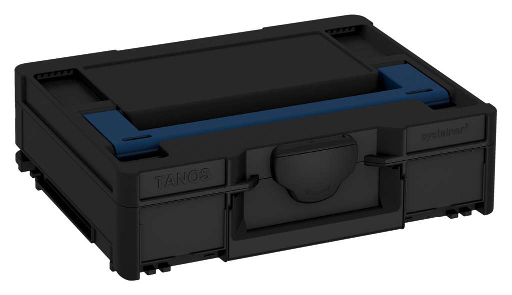 Systainer³ M 112, Black with Sapphire Blue lid handle