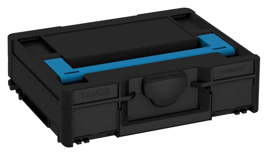 Systainer³ M 112, Black with Sky Blue lid handle
