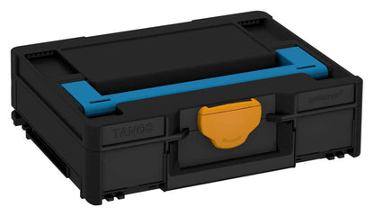 Systainer³ M 112, Black with Sky Blue lid handle and Daffodil Yellow catches