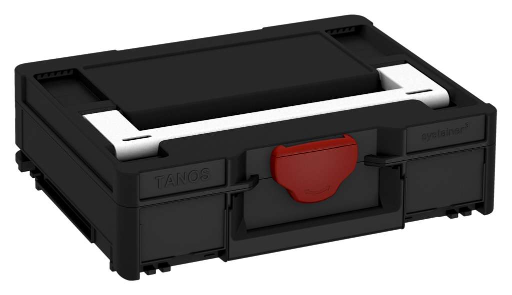 Systainer³ M 112, Black with White lid handle and Carmine Red catches