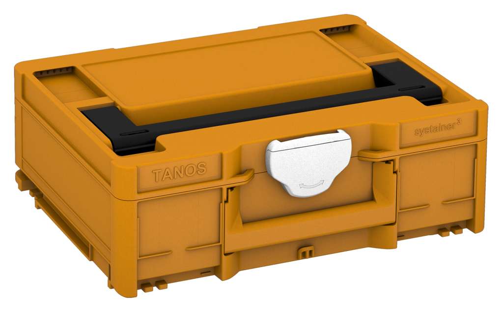 Systainer³ M 137, Daffodil Yellow with Black lid handle and White catches