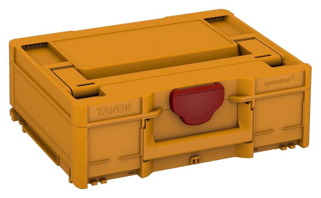 Systainer³ M 137, Daffodil Yellow with Carmine Red catches
