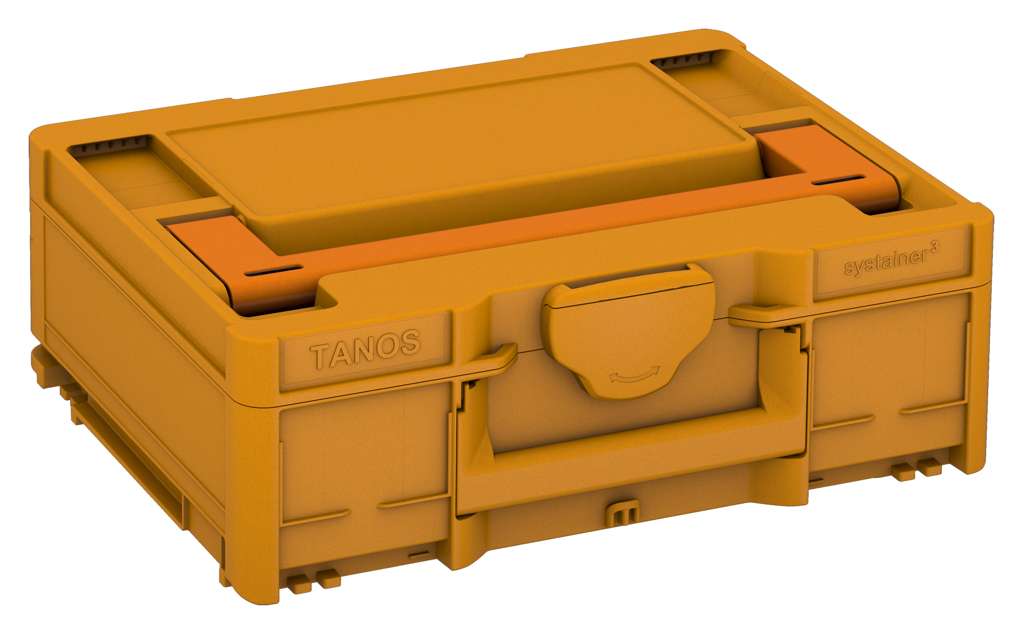 Systainer³ M 137, Daffodil Yellow with Deep Orange lid handle
