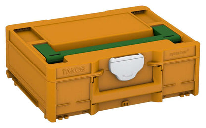 Systainer³ M 137, Daffodil Yellow with Emerald Green lid handle and Light Grey catches
