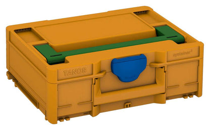Systainer³ M 137, Daffodil Yellow with Emerald Green lid handle and Signal Blue catches