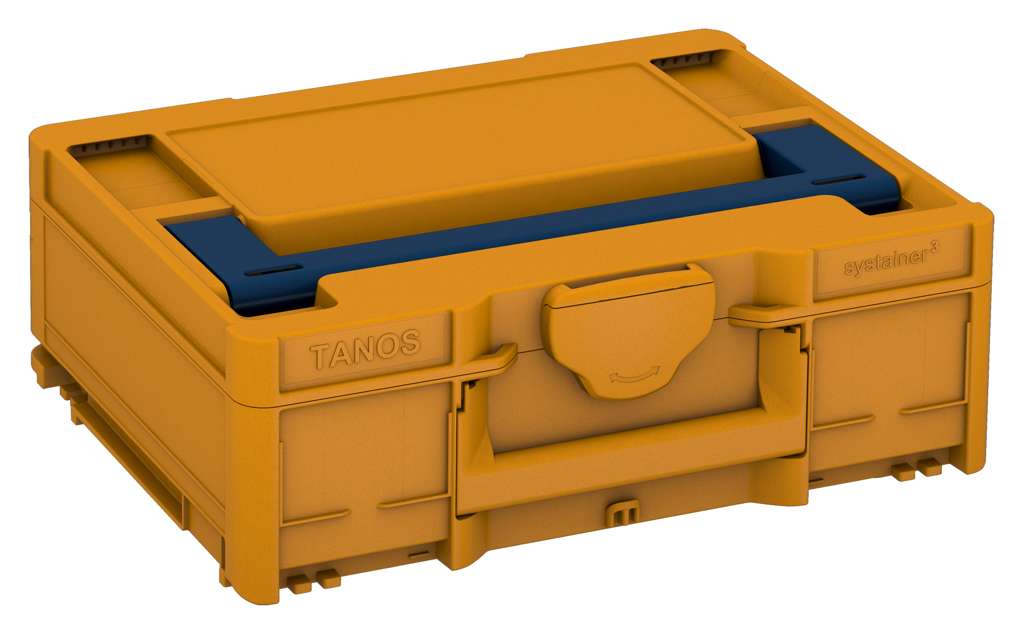 Systainer³ M 137, Daffodil Yellow with Sapphire Blue lid handle