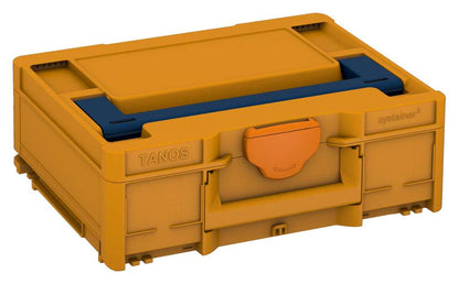 Systainer³ M 137, Daffodil Yellow with Sapphire Blue lid handle and Deep Orange catches