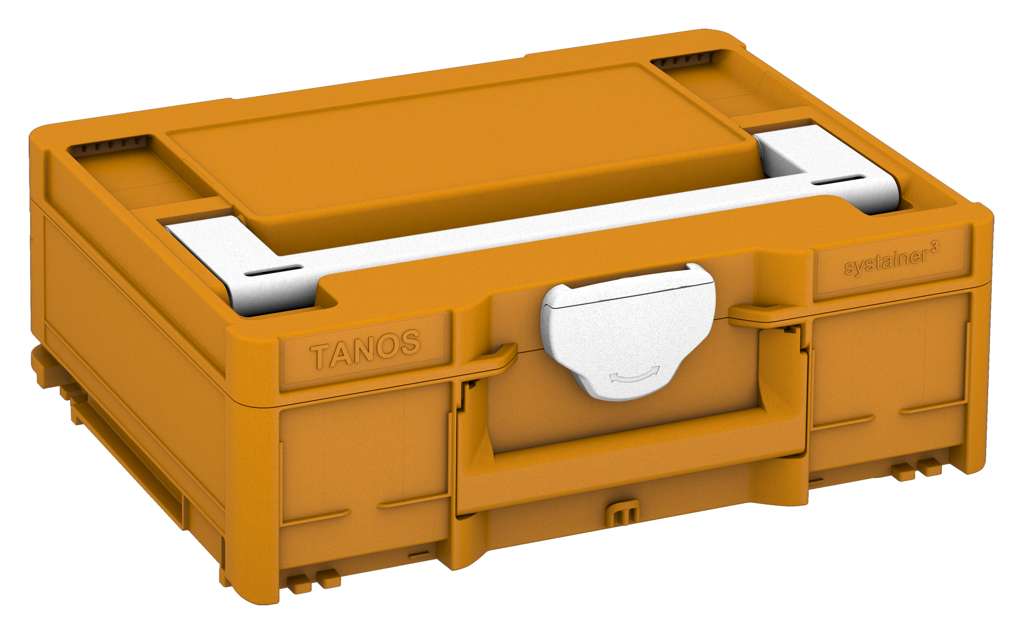 Systainer³ M 137, Daffodil Yellow with White lid handle and White catches