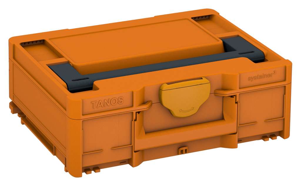 Systainer³ M 137, Deep Orange with Anthracite lid handle and Daffodil Yellow catches