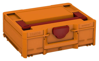 Systainer³ M 137, Deep Orange with Carmine Red lid handle and Carmine Red catches
