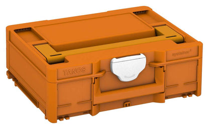 Systainer³ M 137, Deep Orange with Daffodil Yellow lid handle and White catches