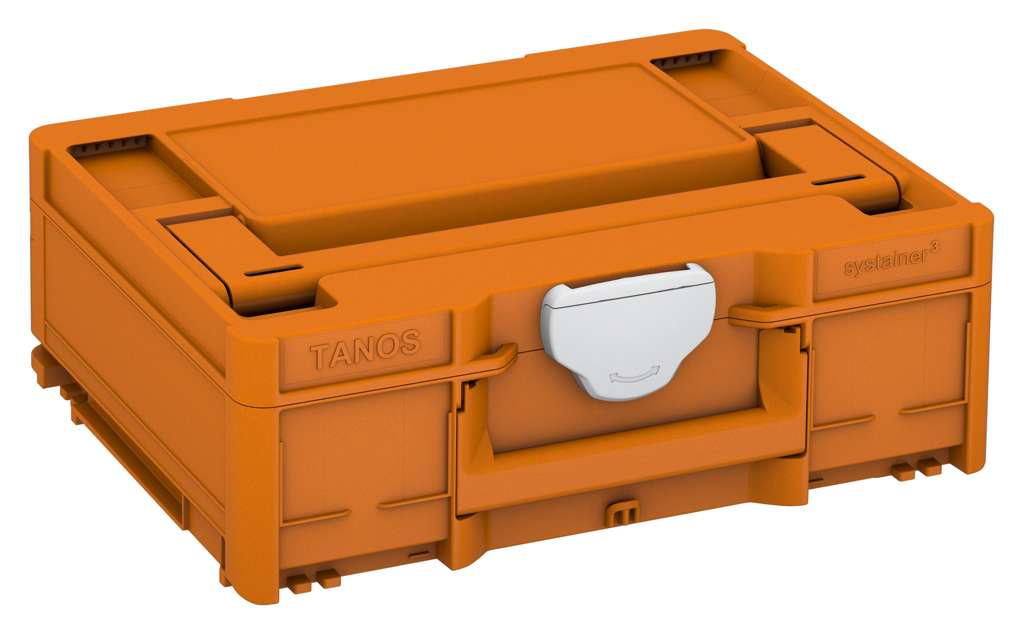 Systainer³ M 137, Deep Orange with Light Grey catches