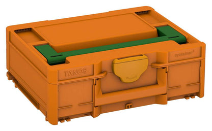 Systainer³ M 137, Deep Orange with Emerald Green lid handle and Daffodil Yellow catches