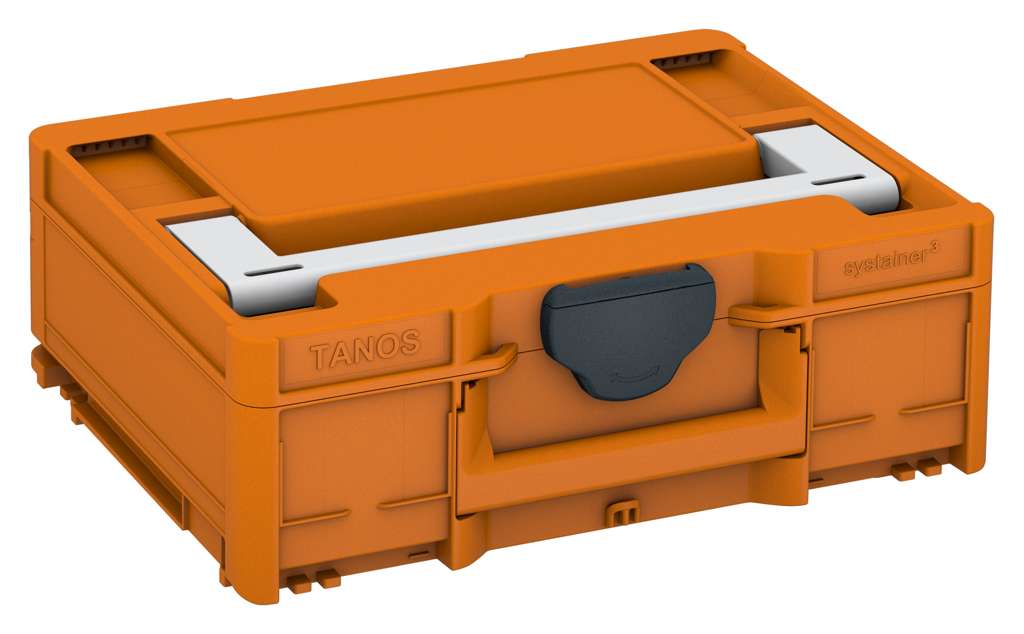Systainer³ M 137, Deep Orange with Light Grey lid handle and Anthracite catches