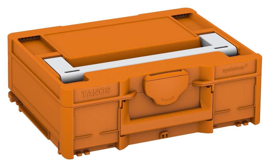 Systainer³ M 137, Deep Orange with Light Grey lid handle