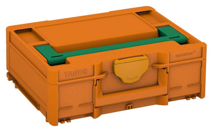 Systainer³ M 137, Deep Orange with Signal Green lid handle and Daffodil Yellow catches