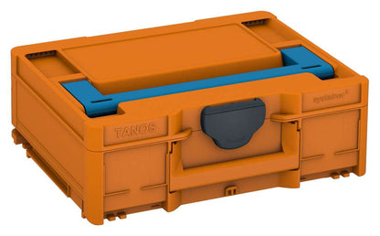 Systainer³ M 137, Deep Orange with Sky Blue lid handle and Anthracite catches