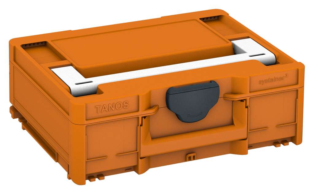Systainer³ M 137, Deep Orange with White lid handle and Anthracite catches