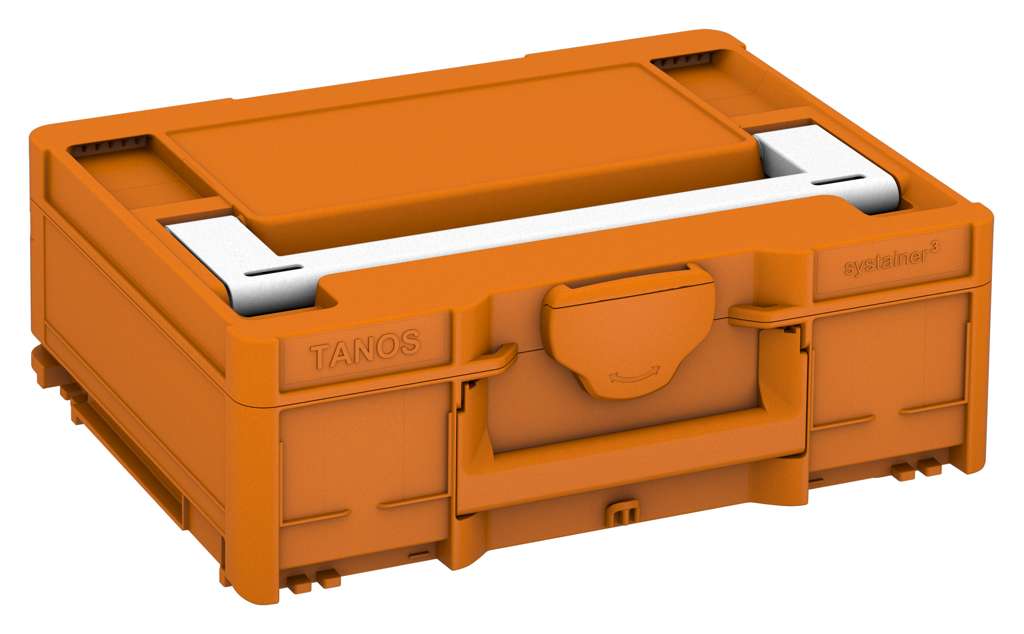 Systainer³ M 137, Deep Orange with White lid handle