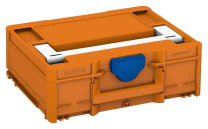 Systainer³ M 137, Deep Orange with White lid handle and Signal Blue catches