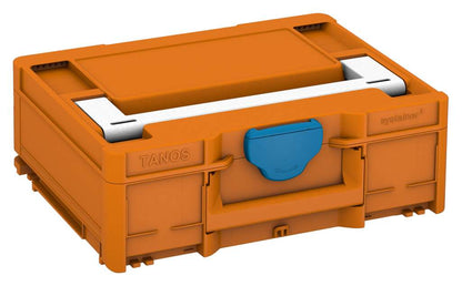 Systainer³ M 137, Deep Orange with White lid handle and Sky Blue catches