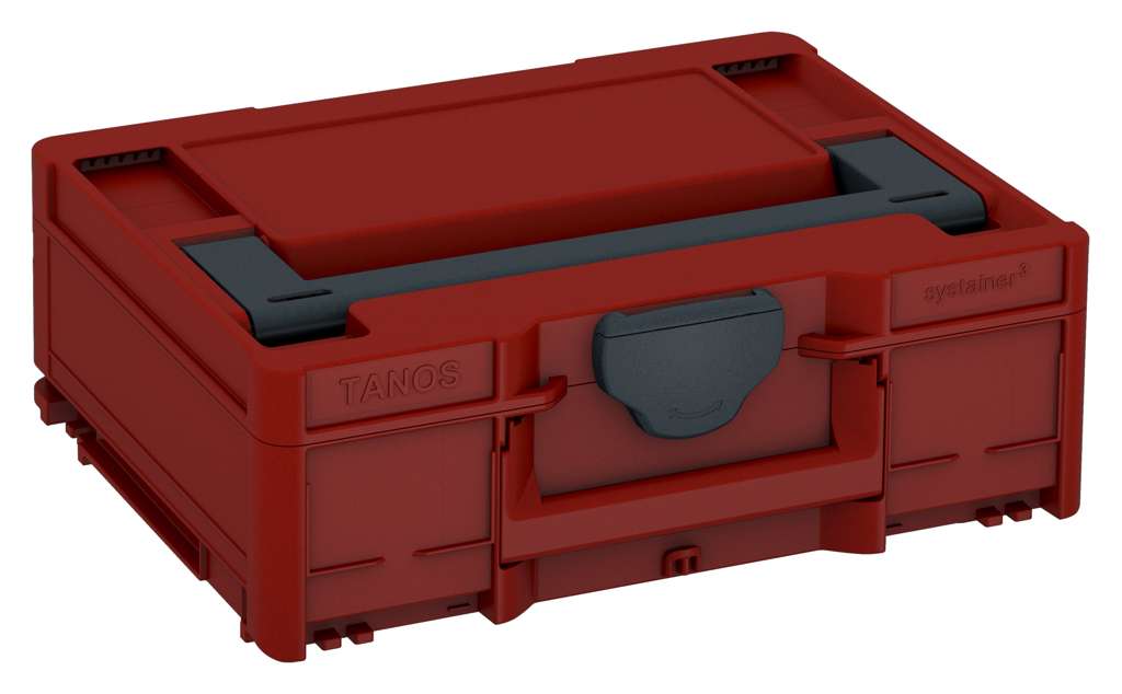 Systainer³ M 137, Carmine Red with Anthracite lid handle and Anthracite catches
