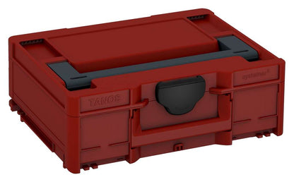 Systainer³ M 137, Carmine Red with Anthracite lid handle and Black catches