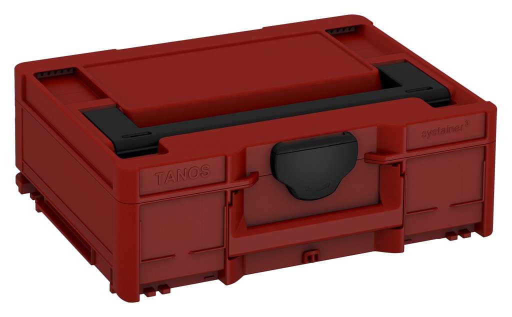 Systainer³ M 137, Carmine Red with Black lid handle and Black catches