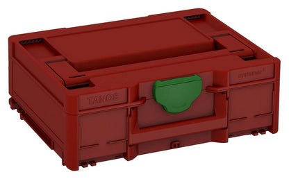 Systainer³ M 137, Carmine Red with Emerald Green catches