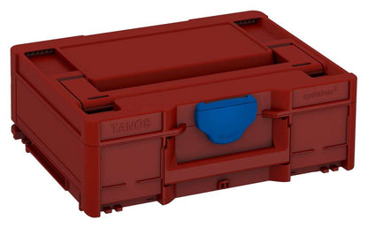 Systainer³ M 137, Carmine Red with Signal Blue catches