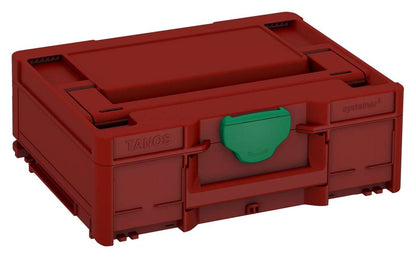 Systainer³ M 137, Carmine Red with Signal Green catches