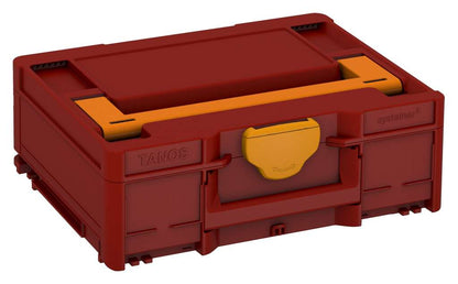 Systainer³ M 137, Carmine Red with Deep Orange lid handle and Daffodil Yellow catches