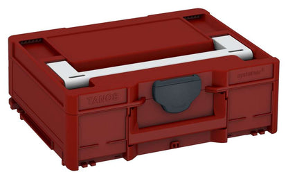 Systainer³ M 137, Carmine Red with Light Grey lid handle and Anthracite catches