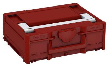 Systainer³ M 137, Carmine Red with Light Grey lid handle