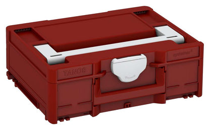 Systainer³ M 137, Carmine Red with Light Grey lid handle and Light Grey catches