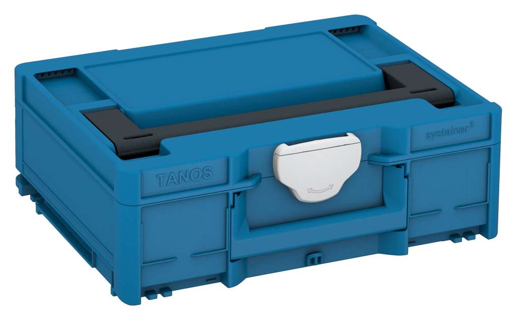 Systainer³ M 137, Sky Blue with Anthracite lid handle and Light Grey catches