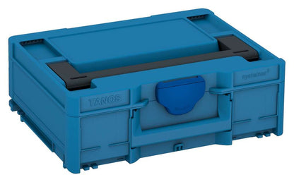 Systainer³ M 137, Sky Blue with Anthracite lid handle and Signal Blue catches