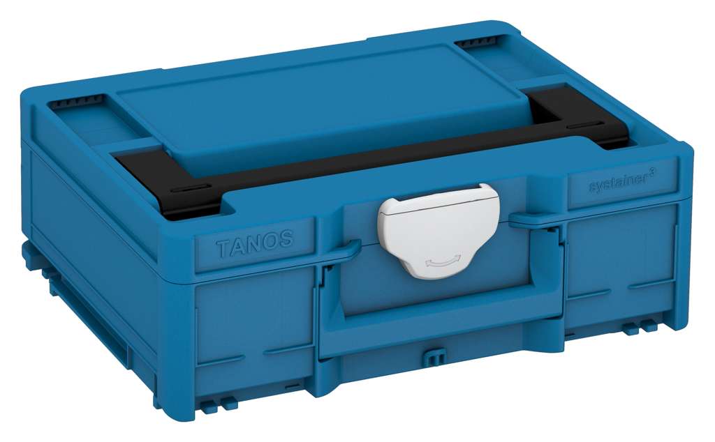 Systainer³ M 137, Sky Blue with Black lid handle and Light Grey catches
