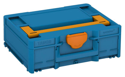 Systainer³ M 137, Sky Blue with Daffodil Yellow lid handle and Deep Orange catches