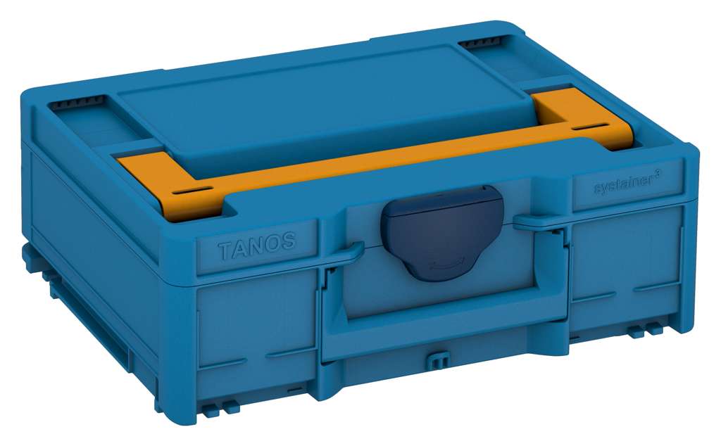 Systainer³ M 137, Sky Blue with Daffodil Yellow lid handle and Sapphire Blue catches