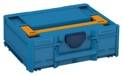 Systainer³ M 137, Sky Blue with Daffodil Yellow lid handle and Sapphire Blue catches