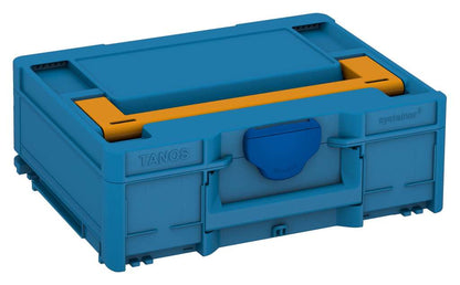 Systainer³ M 137, Sky Blue with Daffodil Yellow lid handle and Signal Blue catches