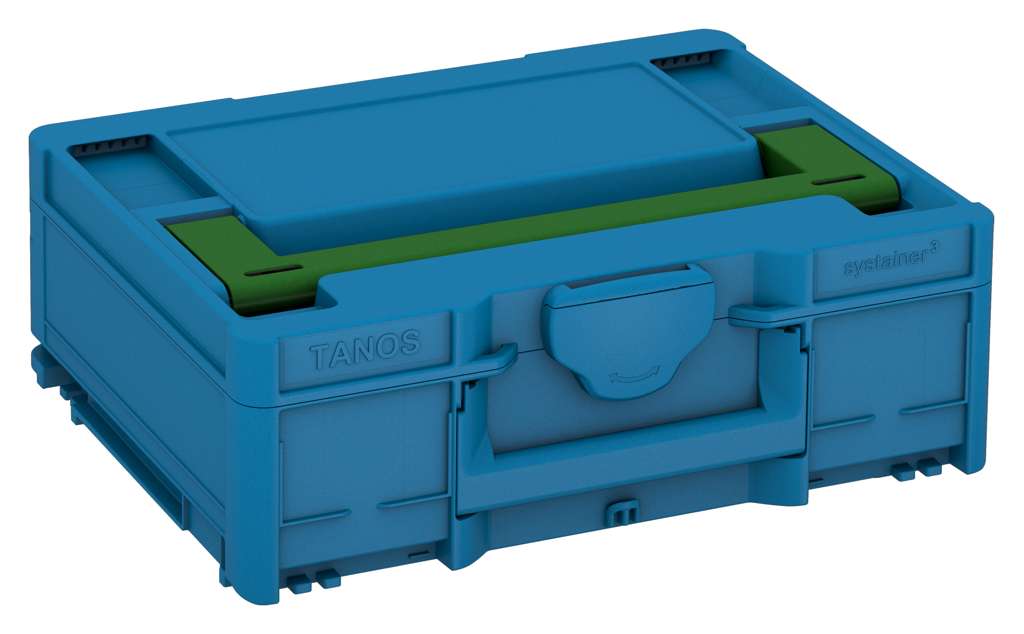 Systainer³ M 137, Sky Blue with Emerald Green lid handle
