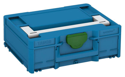 Systainer³ M 137, Sky Blue with Light Grey lid handle and Emerald Green catches