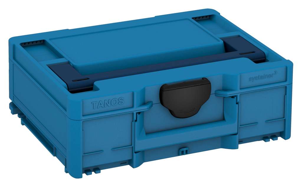 Systainer³ M 137, Sky Blue with Sapphire Blue lid handle and Black catches
