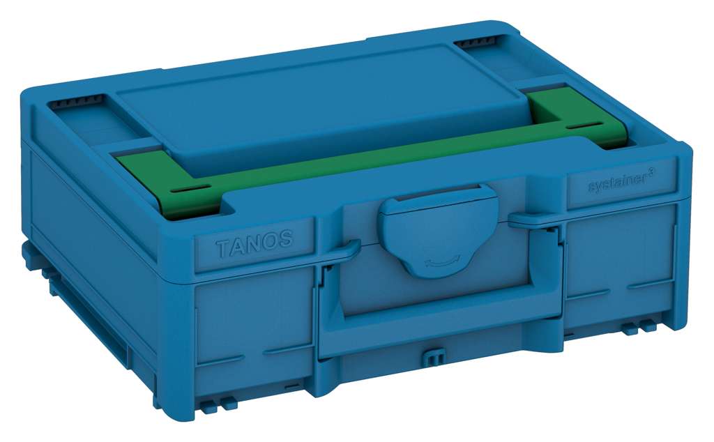 Systainer³ M 137, Sky Blue with Signal Green lid handle